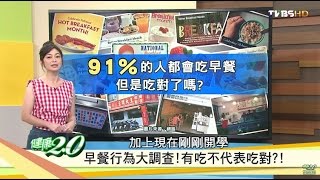 早餐行為大調查有吃不代表吃對健康2.0 20160910 (完整版)