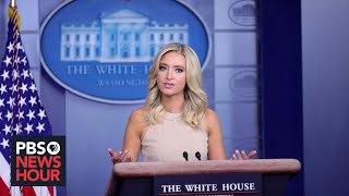 WATCH LIVE: White House press secretary Kayleigh McEnany gives news briefing
