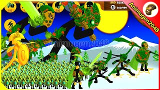 STICK FIGURE TWINS SHADOWRATH, XIPHOS VS EPIC FINAL BOSS BONE | Stick War Legacy Mod | Animugen2048