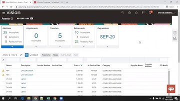 Oracle Cloud ERP SaaS- ADFDi - Mass Addition (Fixed Assets)