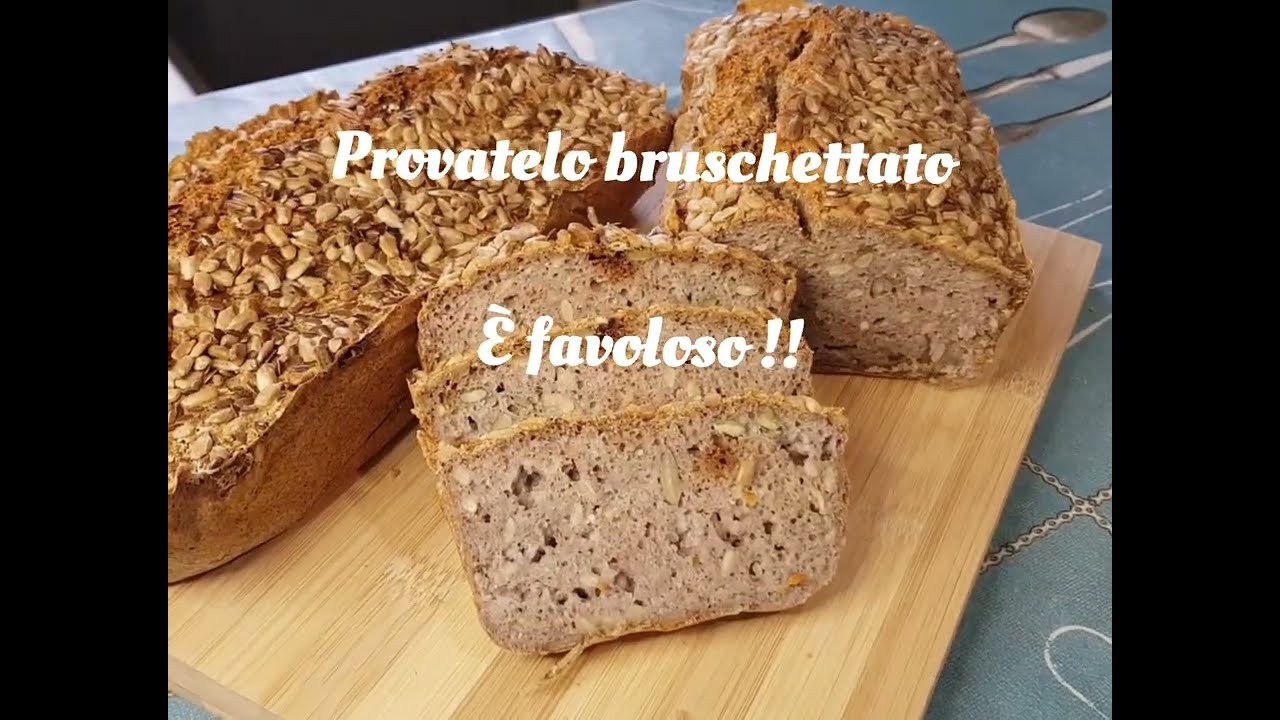 Pane naturale di grano saraceno no farina no lievito