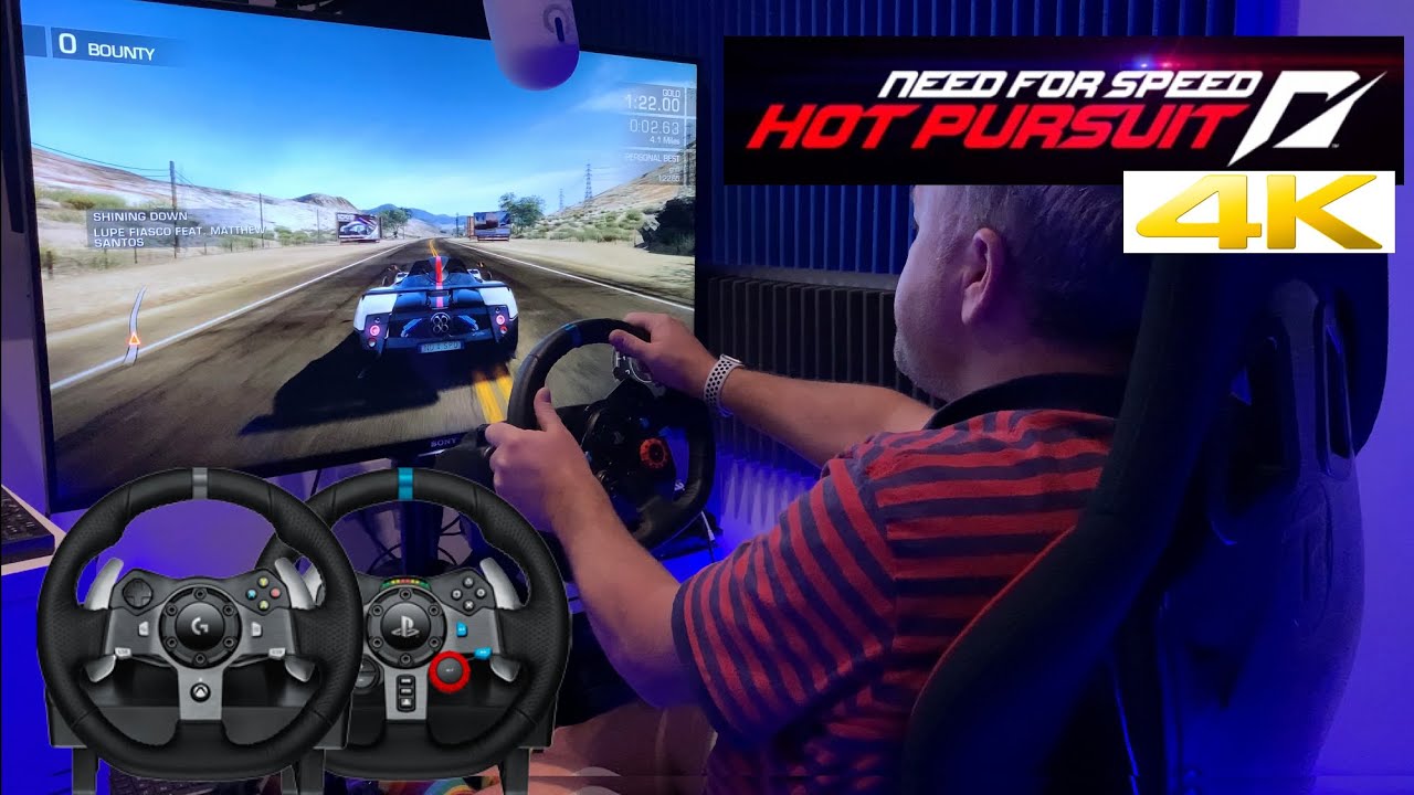 Need Speed Hot Pursuit 4K FPS - Logitech G29 Wheel & Pedals - YouTube