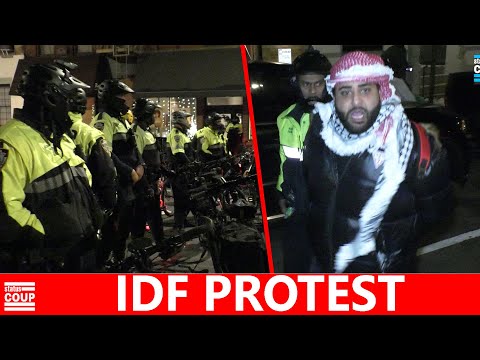 "Fu*k the Police, Free Palestine!" Protesters ARRESTED Outside IDF Fundraiser