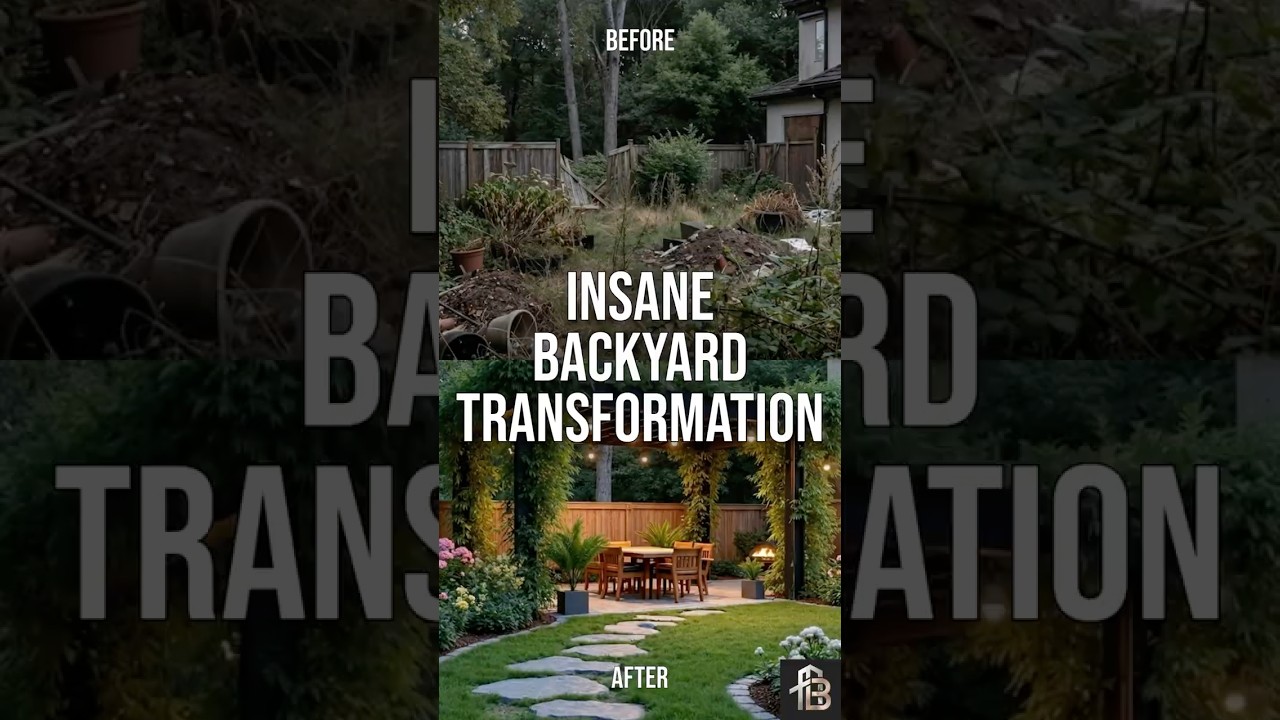 We Bought a House with an ABANDONED Backyard (Complete Renovation)