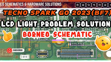 Tecno Spark Go 2023 (bf7) Lcd light Problem Solution || Tecno Spark Go 2023 Display light Solution