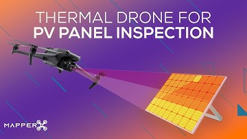 Thremal Drone For PV Panel Inspection
