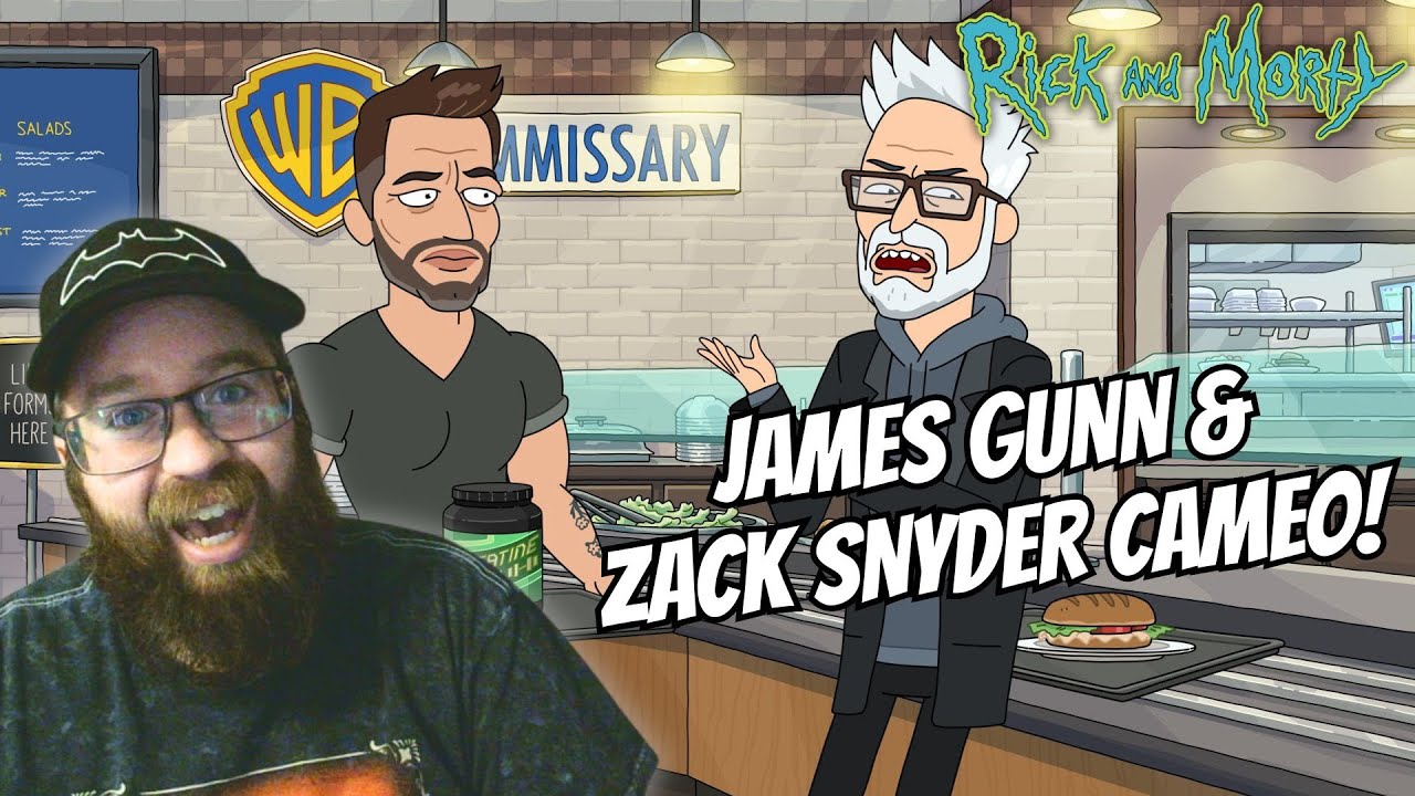 Rick And Morty - James Gunn and Zack Snyder Cameo REACTION!!! - YouTube