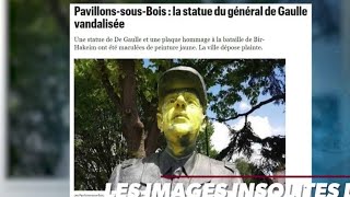 Une statue du général de Gaulle vandalisée en Seine-Saint-Denis