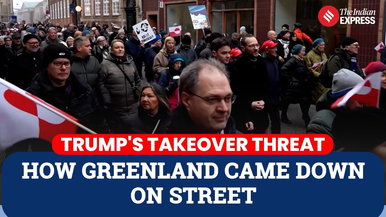 Trump's Threat To Greenland: Thousands of Greenlanders march against Trump’s takeover threat!