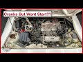 Toyota MR2 Mk1 4AGE Cranks But Wont Start. How To Fix (Restoration ep.2)