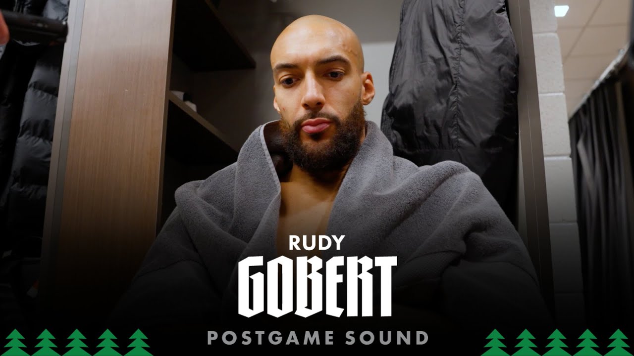 "I'm Going To Focus On What I Can Do Better For The Team." | Rudy Gobert Postgame Sound | 12.31.25
