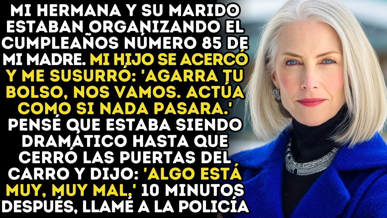 Pensé Que Era Solo El Cumpleaños De Mi Madre Hasta Que Mi Hijo Cerró El Auto Y Dijo: “Algo Está Mal”