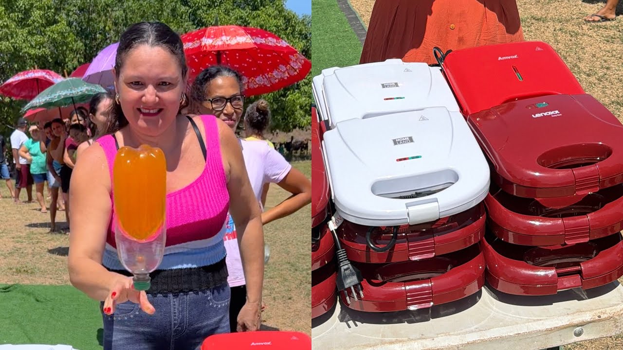 DESAFIO NO INTERIOR: ACERTE A GARRAFA E GANHE 1 SANDUICHEIRA!