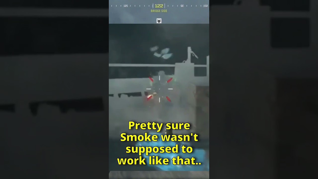 Call of Duty Modern Warfare 3 Shipment - Smoke not working as intended? Saw him the whole time! PS5