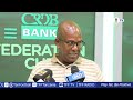 Mratibu wa Yanga Hafidh Salehe akizungumza baada ya droo ya robo fainali CRDB Bank Federation Cup