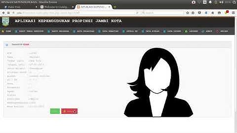 Source code  PENGOLAHAN DATA PENDUDUK PHP Mysql