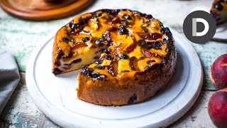 Peach and Blueberry Pound Cake Feat. Chobani #spons