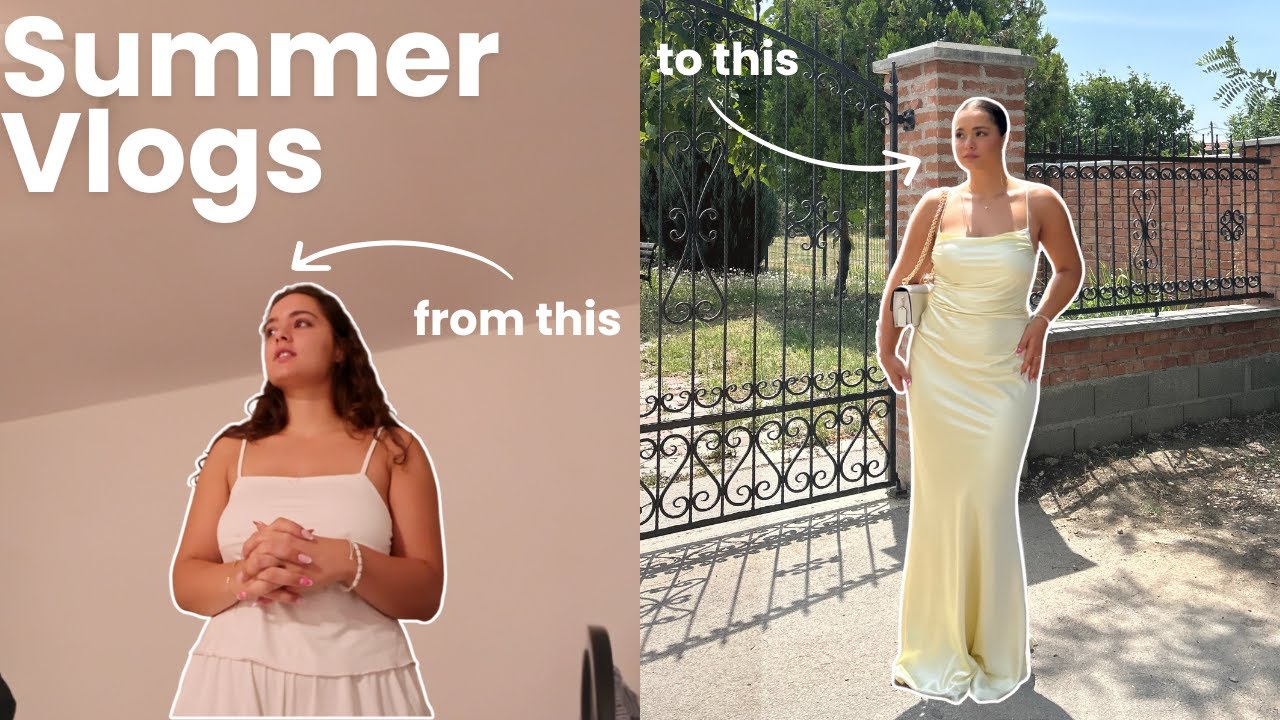 GRWM for a wedding in Serbia | Summer Vlogs