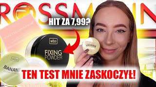 WIELKI TEST PUDRÓW WIBO CZ.2| MOOD BANANA FIXING| PROMOCJA W ROSSMANN