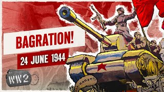Week 252  The Greatest Pincer Movement in Military History  WW2  June 24, 1944
