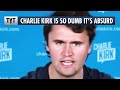 Charlie kirk embarrasses himself