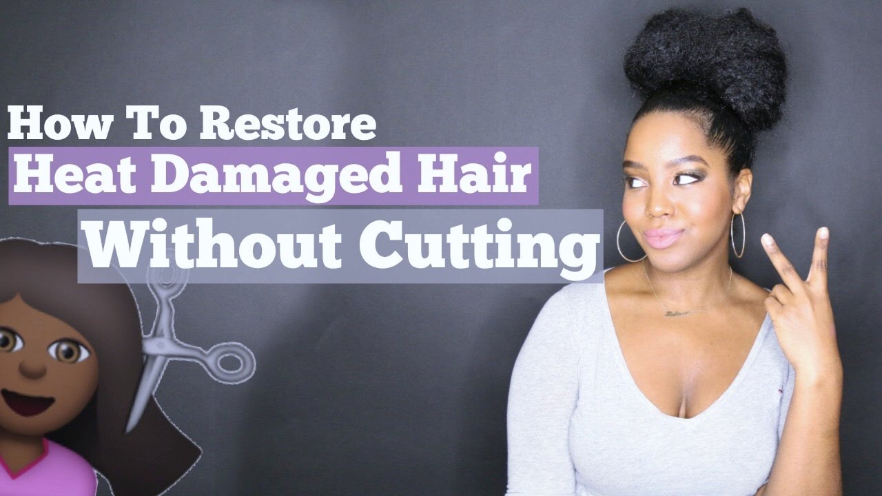 Restore Heat Damaged Hair Without Cutting It | Natural Hair - YouTube