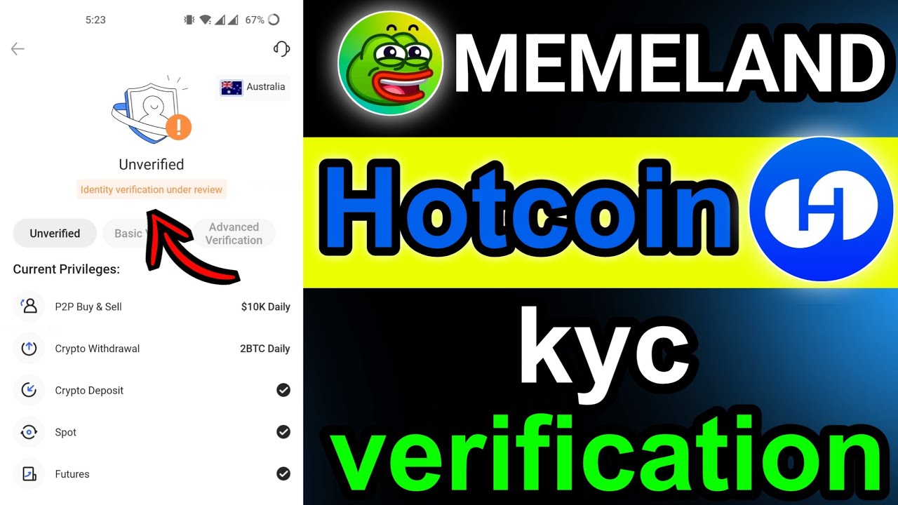 Hotcoin exchange kyc verification | MEMELAND LISTING DATE | MEMELAND  WITHDRAWAL | - YouTube