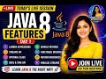 🔴 Java 8 Features Explained | Day 1 Live | Lambda Expressions &amp; Streams API 🔥