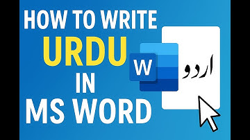 How to Write Urdu In MS WORD | Taabi Tech