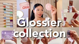TESTING MY ENTIRE GLOSSIER COLLECTION | links + must haves