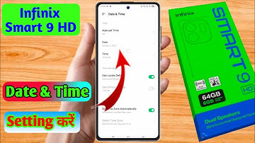 how to set date and time in infinix smart 9 hd | infinix smart 9 hd me date and time set kaise kare