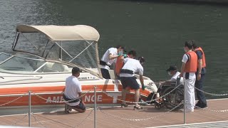 五輪向け救急艇で搬送訓練   会場集中の有明・お台場