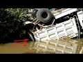 Create NEW MIX Landslide Overloaded Dump Truck Failed to Drive Up Hill & Intelligent Of Recovery