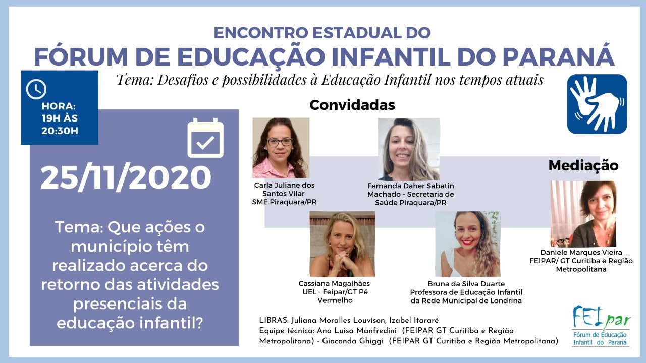 Ações dos municípios para o retorno presencial da Educação Infantil ...