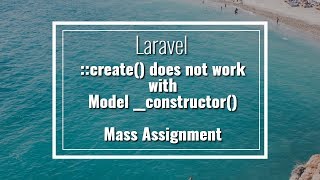 create function stops working after adding constructor in model - Laravel - SOLVED