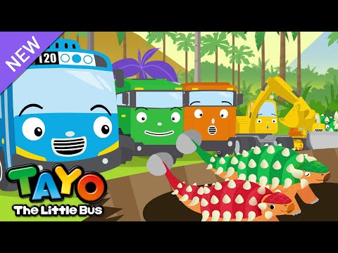 Los! Schwere Maschinosaurier #4 Lasst uns eine Brücke bauen! | Lerne Dinosaurier mit Tayo