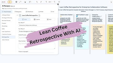 Lean Coffee Retrospective with AI - Reimagined with Jeda.ai