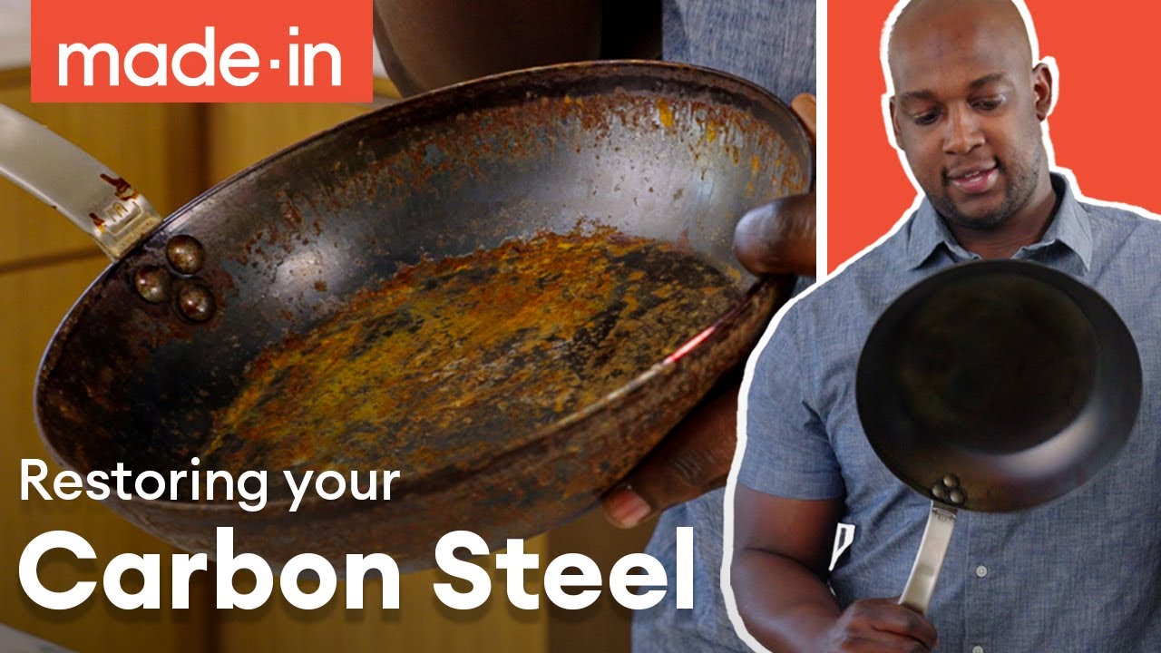 Blue Carbon Steel Frying Pan Set | 3-Piece | Unseasoned | Made in
