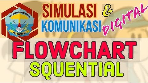 Simulasi dan Komunikasi Digital II Flowchart squential