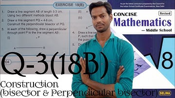 Exercise 18B Questions 3 Chapter 18 Construction Class 8 ICSE ‎‎‎@icsemaths592