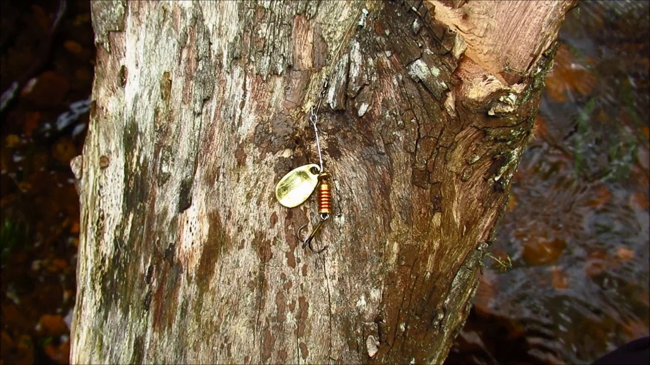 A well used Mepps #00 Aglia spinner.