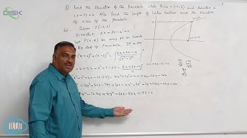 Conic sections || Equation of a parabola 2 || Disk Telangana