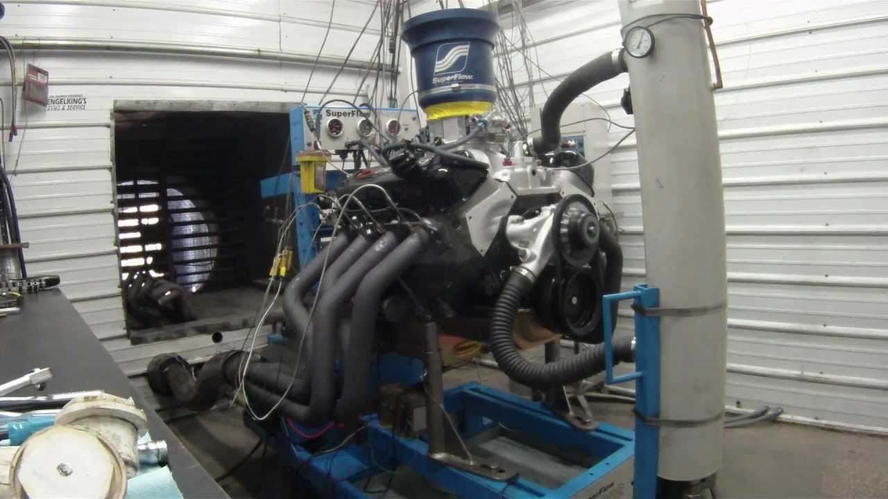 555 BBC 833HP Pump Gas Dyno Test YouTube