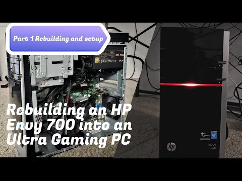 Tranforming an Everyday HP Computer into a Gaming PC (Part 1 Rebuilding ...