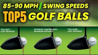 5 Best Golf Balls For 8590 Mph Slow Swing Speeds 2024