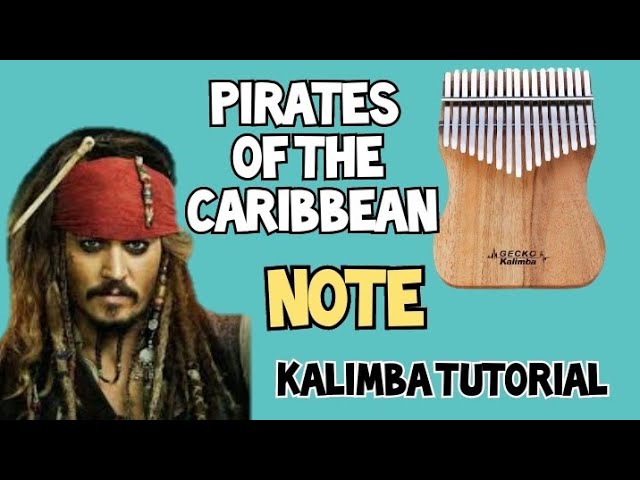 Thème Pirate Des Caraïbes, Partition Kalimba