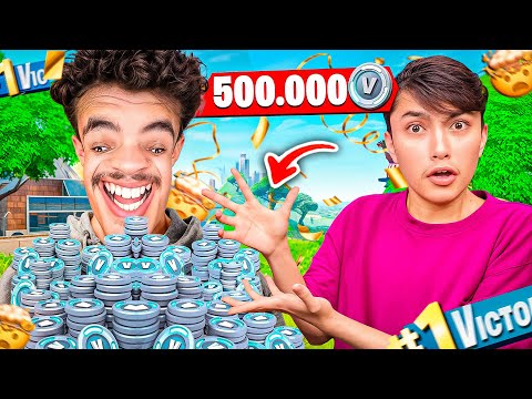 تحديت ملطوخ ووليد على نص مليون فيبوكس نهاية غير متوقعة فورت نايت