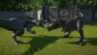 Jurassic World Evolution - T-Rex &amp; Indominus Rex &amp; Indoraptor