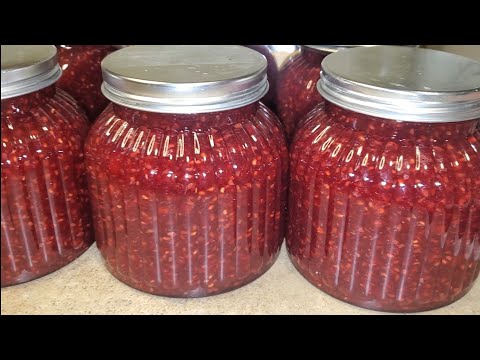 Video: Raspberry jam for the winter