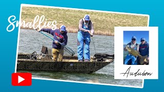 Crazy PreSpawn Smallmouth Bass Bite on Lake Audubon